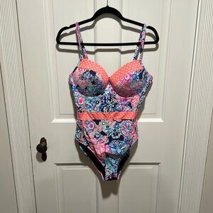 Lilly Pulitzer Palma One Piece High Tide 14